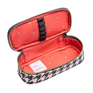 jeune-premier-pencil-case-houndstooth-horse-open