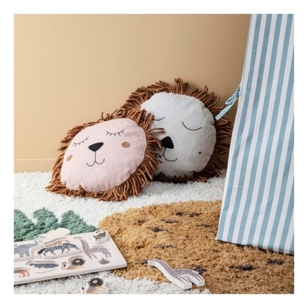 Ferm Living Kussen Safari Lion - Afbeelding 6