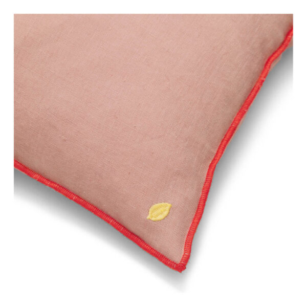 Ferm Living Contrast Linnen kussen - Dusty Rose - Afbeelding 2