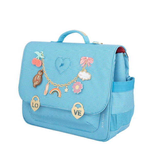 Jeune Premier boekentas Midi Vichy Love Blue - Afbeelding 2