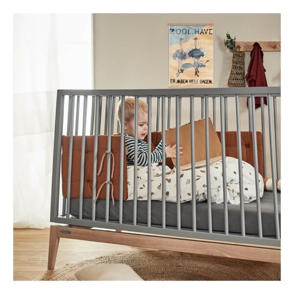 Leander Luna babybed 60x 120 cm - grijs - Afbeelding 3