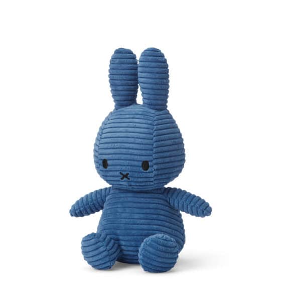 Nijntje Miffy Corduroy cobalt blue 23 cm - Afbeelding 2