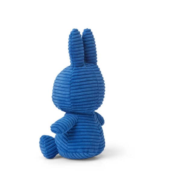 Nijntje Miffy Corduroy cobalt blue 23 cm - Afbeelding 3