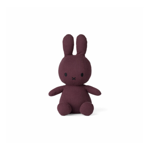 Nijntje Miffy Mousseline Aubergine 23 cm