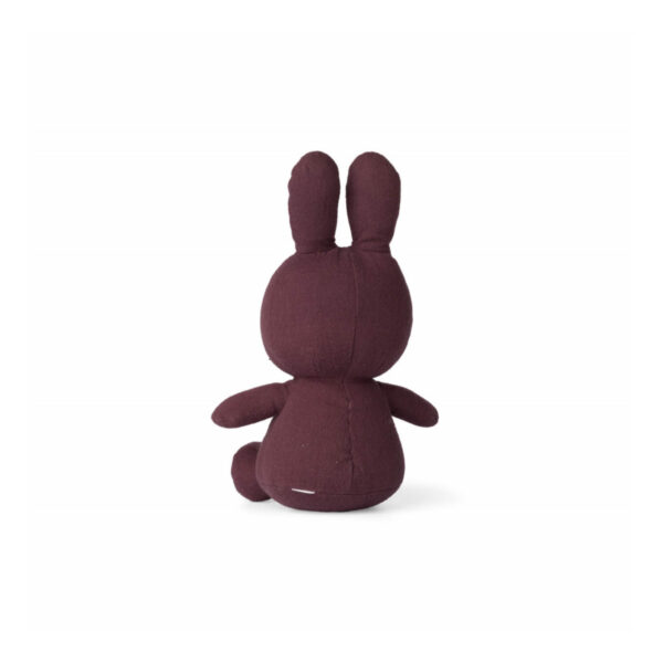 Nijntje Miffy Mousseline Aubergine 23 cm - Afbeelding 3