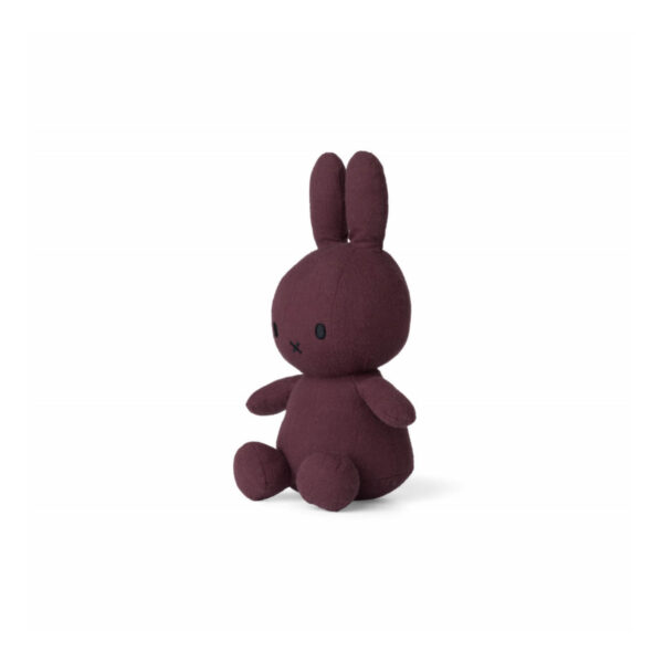 Nijntje Miffy Mousseline Aubergine 23 cm - Afbeelding 2