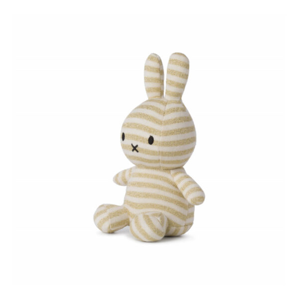 Nijntje Miffy Organic Cotton Sparkle stripe cream 23 cm - Afbeelding 2