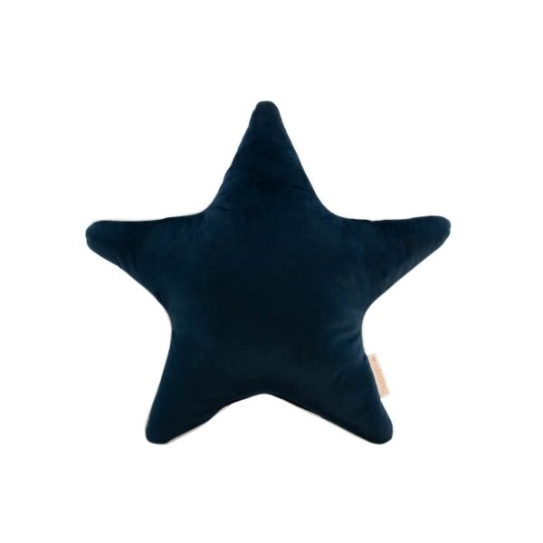 Nobodinoz Kussen Aristote Star Velvet Night Blue