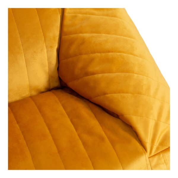 Nobodinoz Zitzak Chelsea Velvet Farniente Yellow - Afbeelding 3