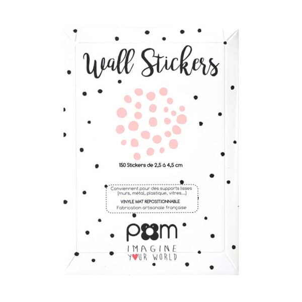 Pöm le Bonhomme Muursticker Dots Roze - Afbeelding 2