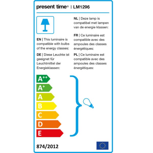 Present Time Bureaulamp Study Wit - Afbeelding 2