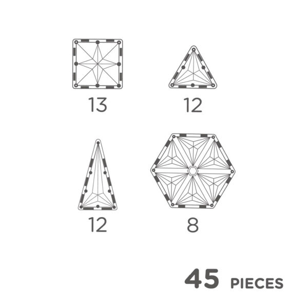 Cleverclixx - Geo pack pastel 45 stuks - Afbeelding 2