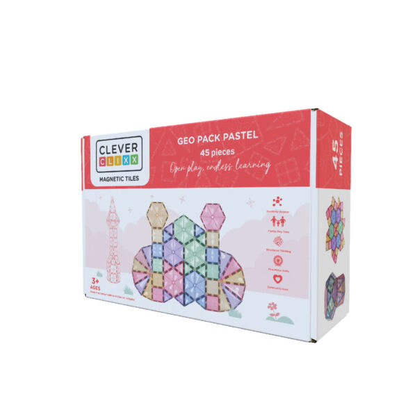 Cleverclixx - Geo pack pastel 45 stuks