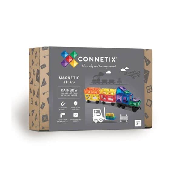 Connetix - Rainbow transporter pack 50 stuks