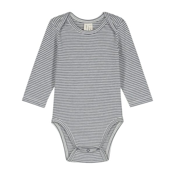 Gray Label romper - blue grey/cream