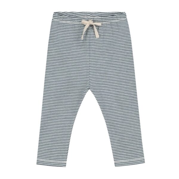 Gray Label baby legging - blue grey/cream