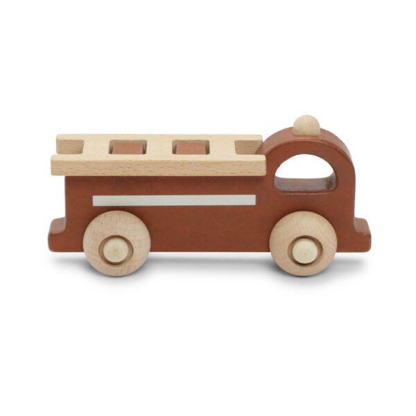 Konges Slojd houten rolling fire truck