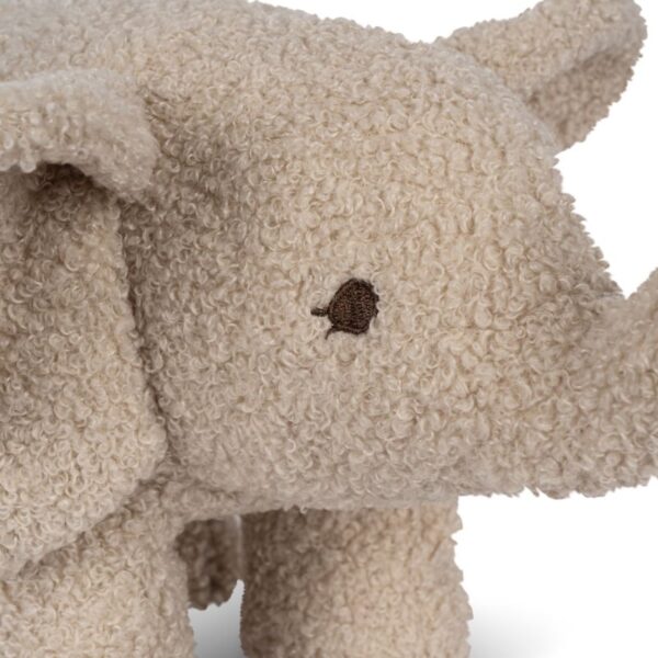 Konges Slojd Elephant teddy knuffel - Foxie oak - Afbeelding 3