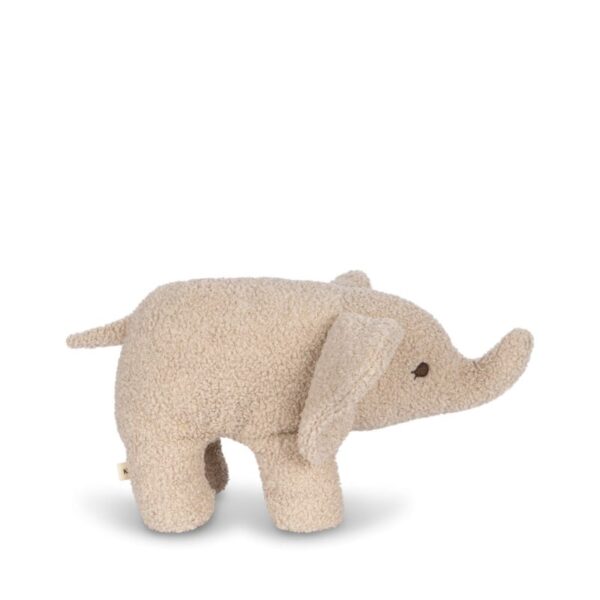 Konges Slojd Elephant teddy knuffel - Foxie oak - Afbeelding 2