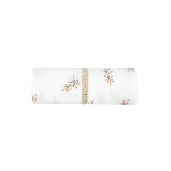 Nobodinoz tetra doek Baby Love swaddle Flore - 70x70 cm