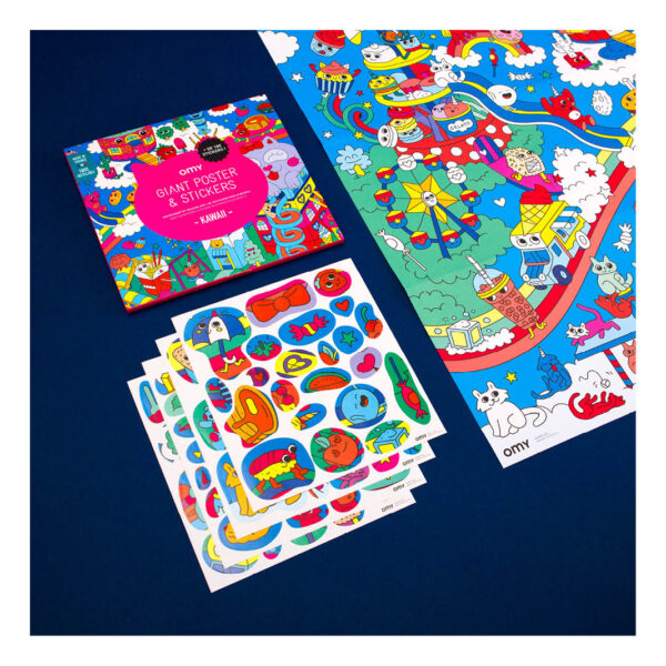 Omy Giant Poster & stickers - Kawaii - Afbeelding 2