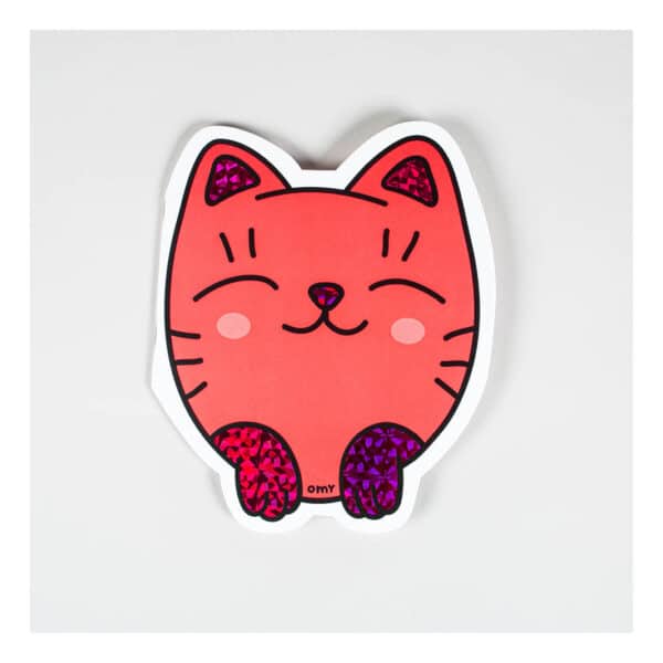 Omy sticker- & notitieboekje - poes