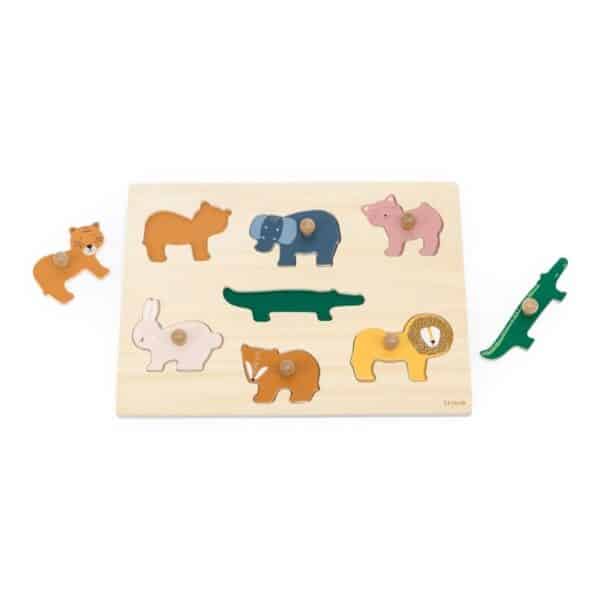 Trixie houten inlegpuzzel dieren - Afbeelding 2