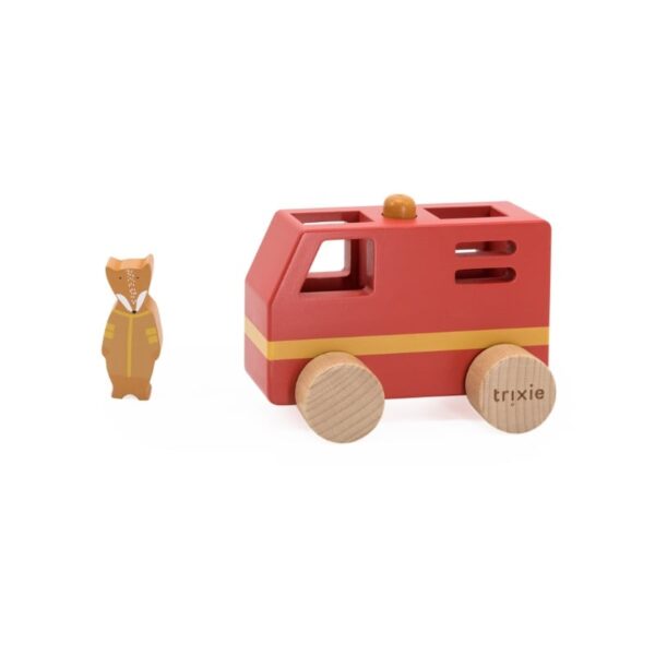 Trixie houten mini brandweerwagen