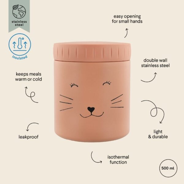 Trixie thermische food jar 500 ml - Mrs Cat - Afbeelding 2