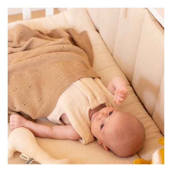 Trixie knitted blanket - Sand 75 x 100 cm - Afbeelding 3