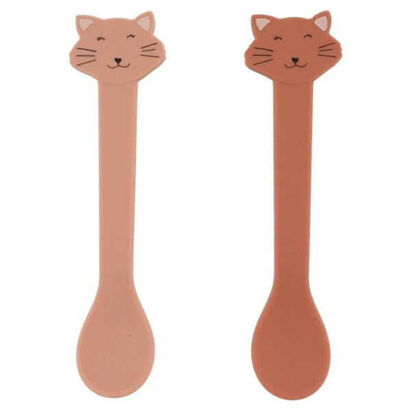 Trixie siliconen lepel Mrs Cat - 2 pack