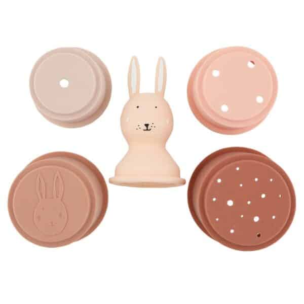 Trixie badspeelgoed stapelpotjes 5 stuks - Mrs Rabbit - Afbeelding 2