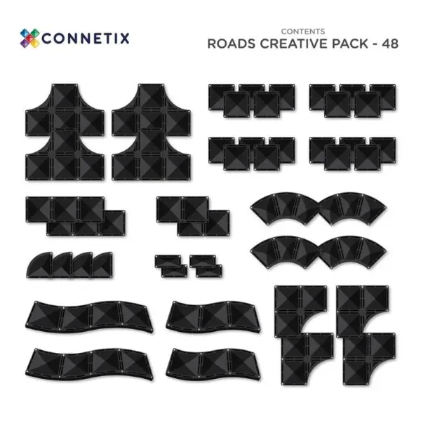 Connetix - Creative roads pack 48 stuks - Afbeelding 6